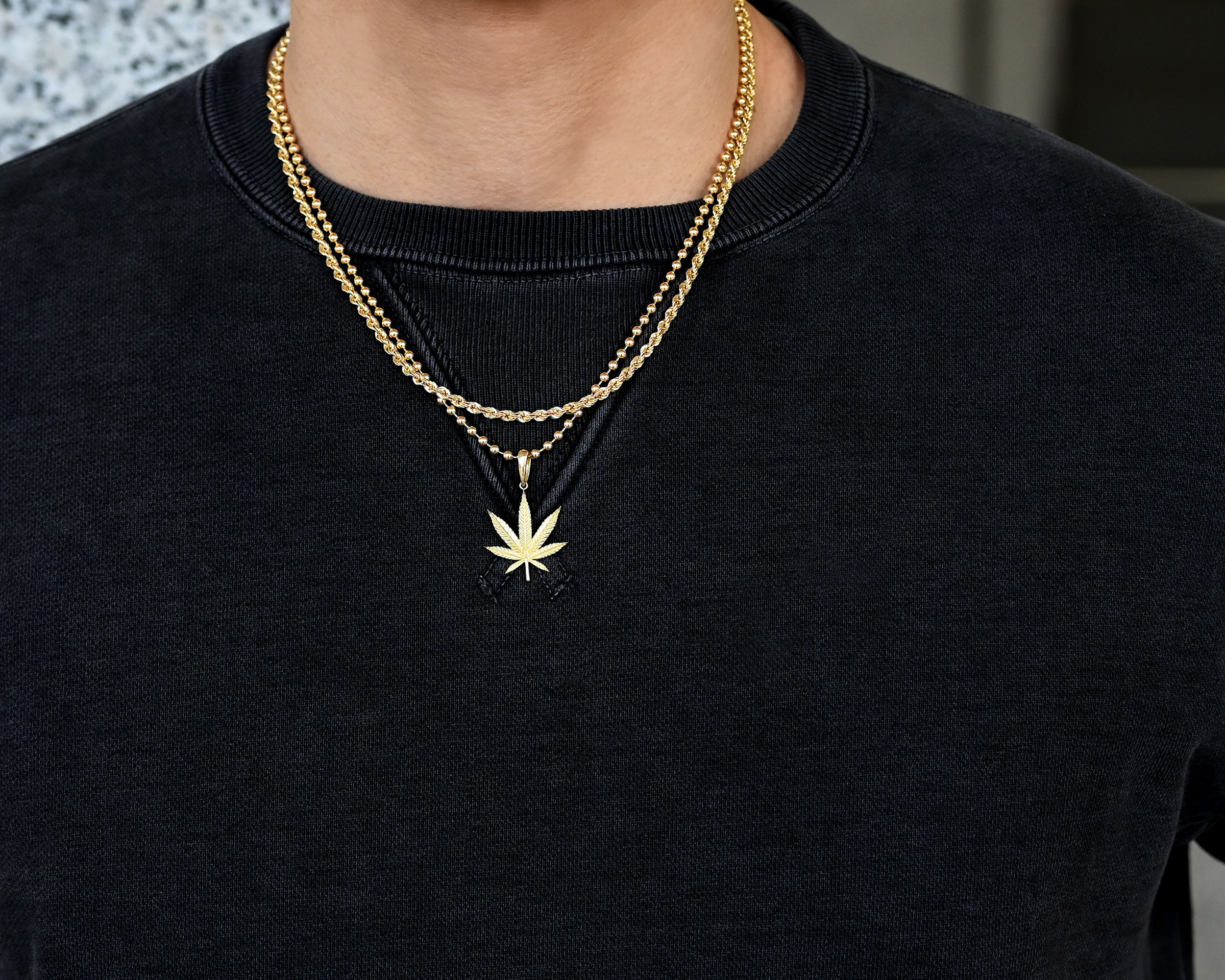 K18-ヘンプペンダント35