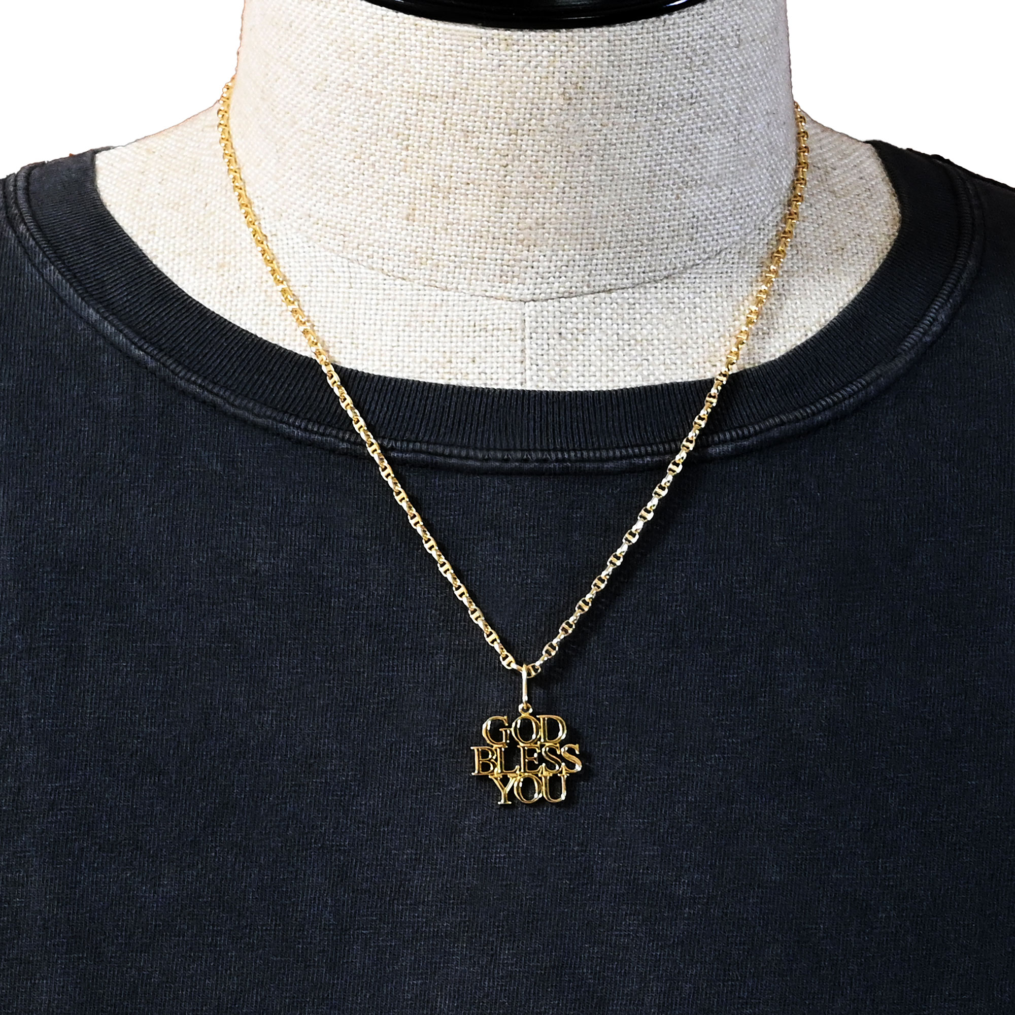 レタリング ネックレス Lettering Pendant GOD BLESS YOU
