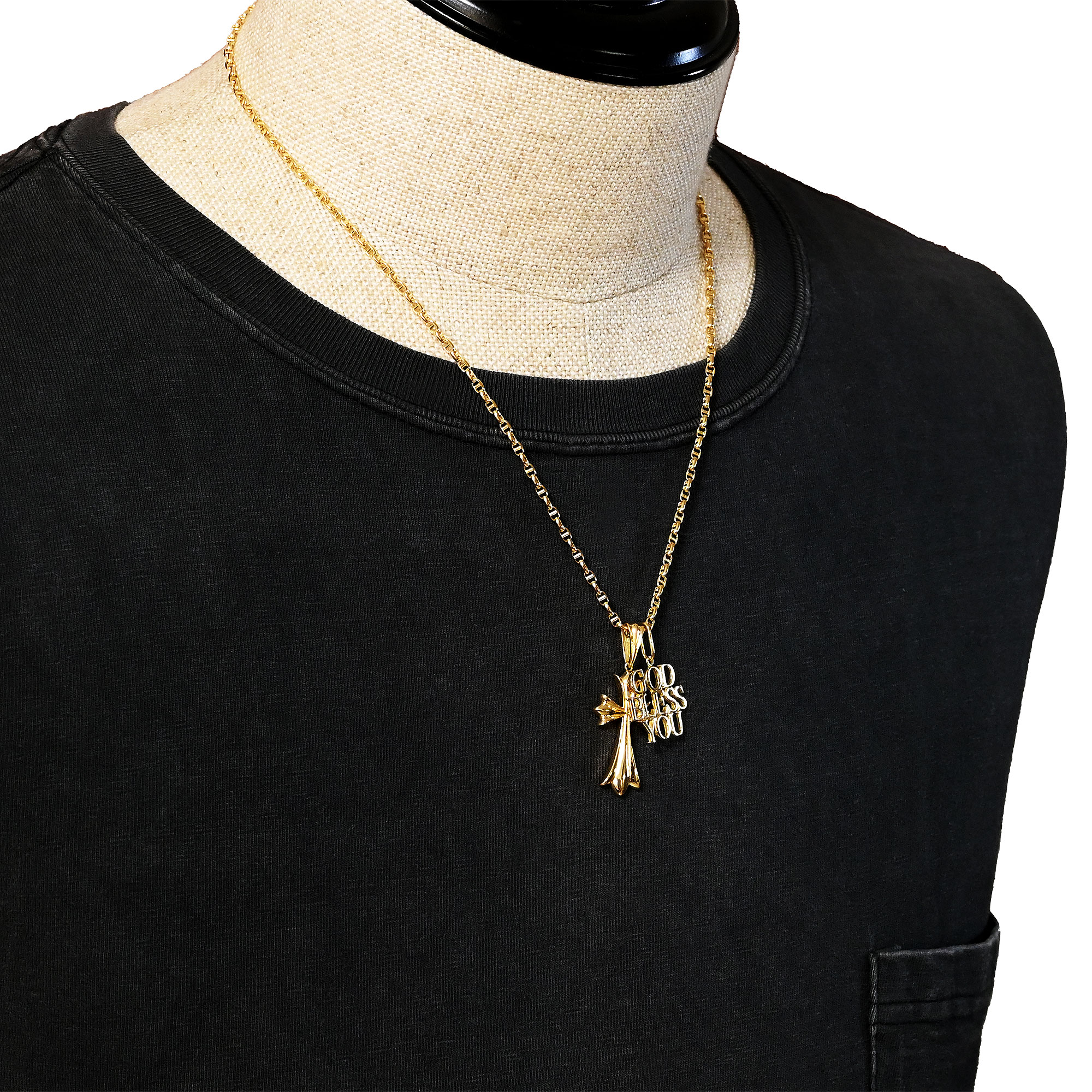 レタリング ネックレス Lettering Pendant GOD BLESS YOU