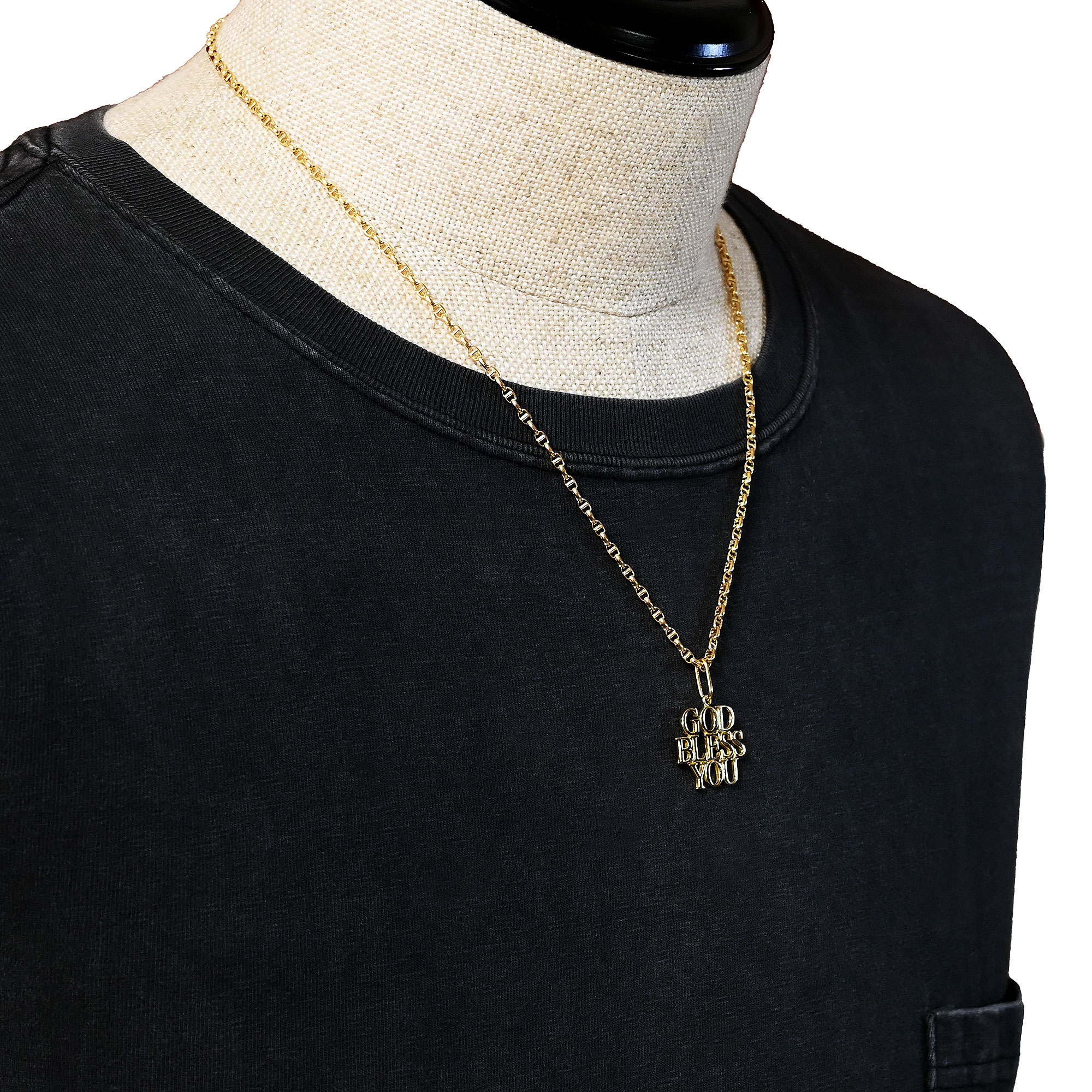 レタリング ネックレス Lettering Pendant GOD BLESS YOU