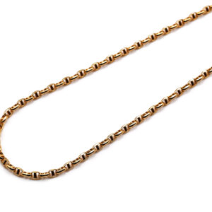 新品 18金アンカーチェーンネックレス幅2.6mm長さ45cm 品質証明書付 アンカーチェーン ネックレス K18 【幅2.6mm×長さ45cm】- Bullion