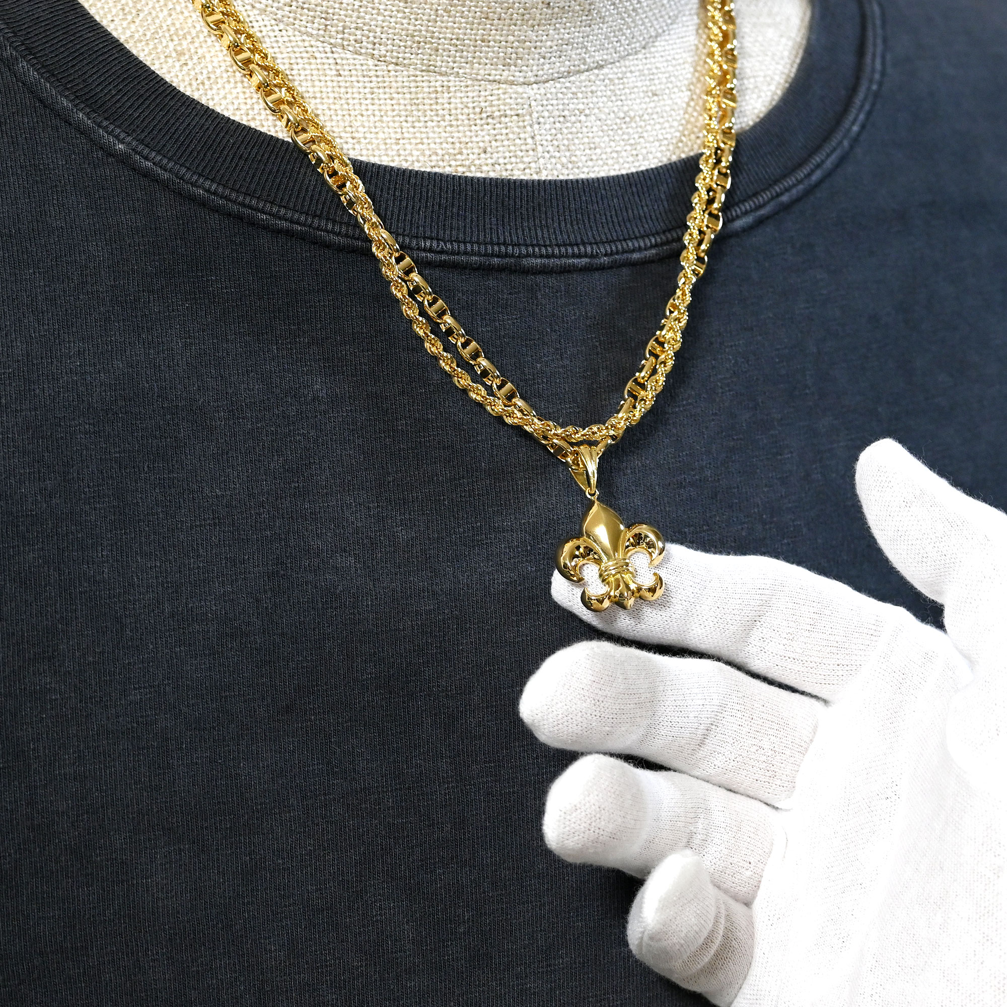 K18リリーペンダント26