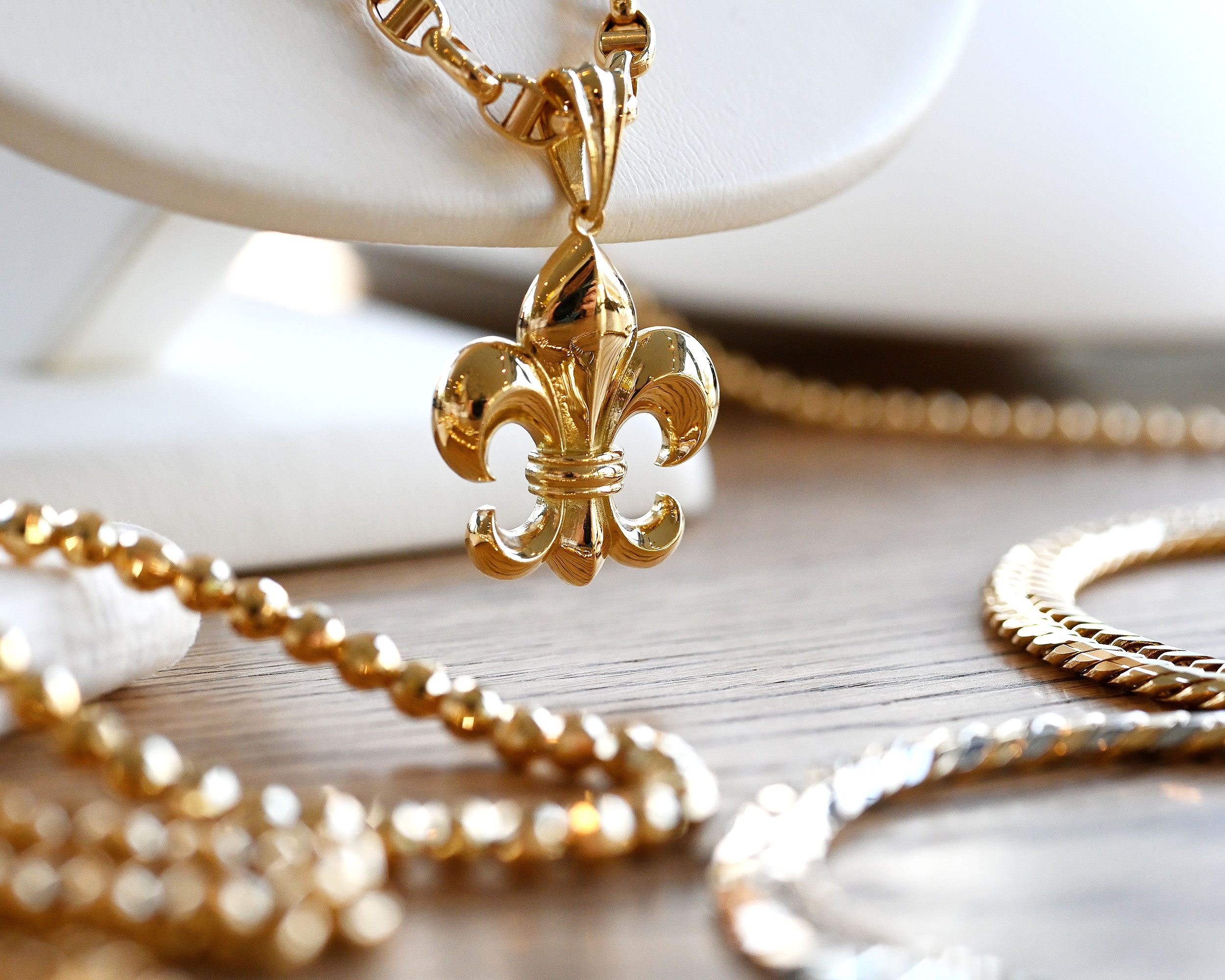 K18リリーペンダント5