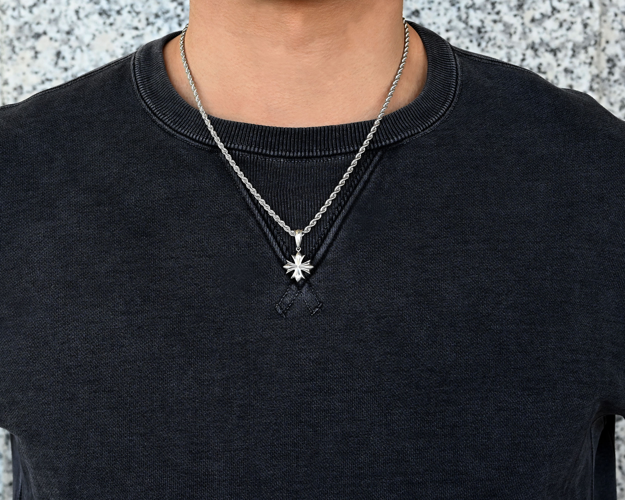 Pt900-ミニクロスペンダント29