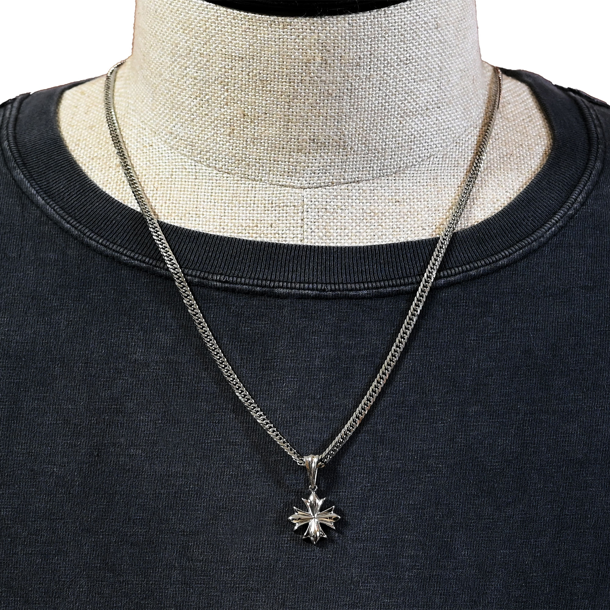 Pt900-ミニクロスペンダント12