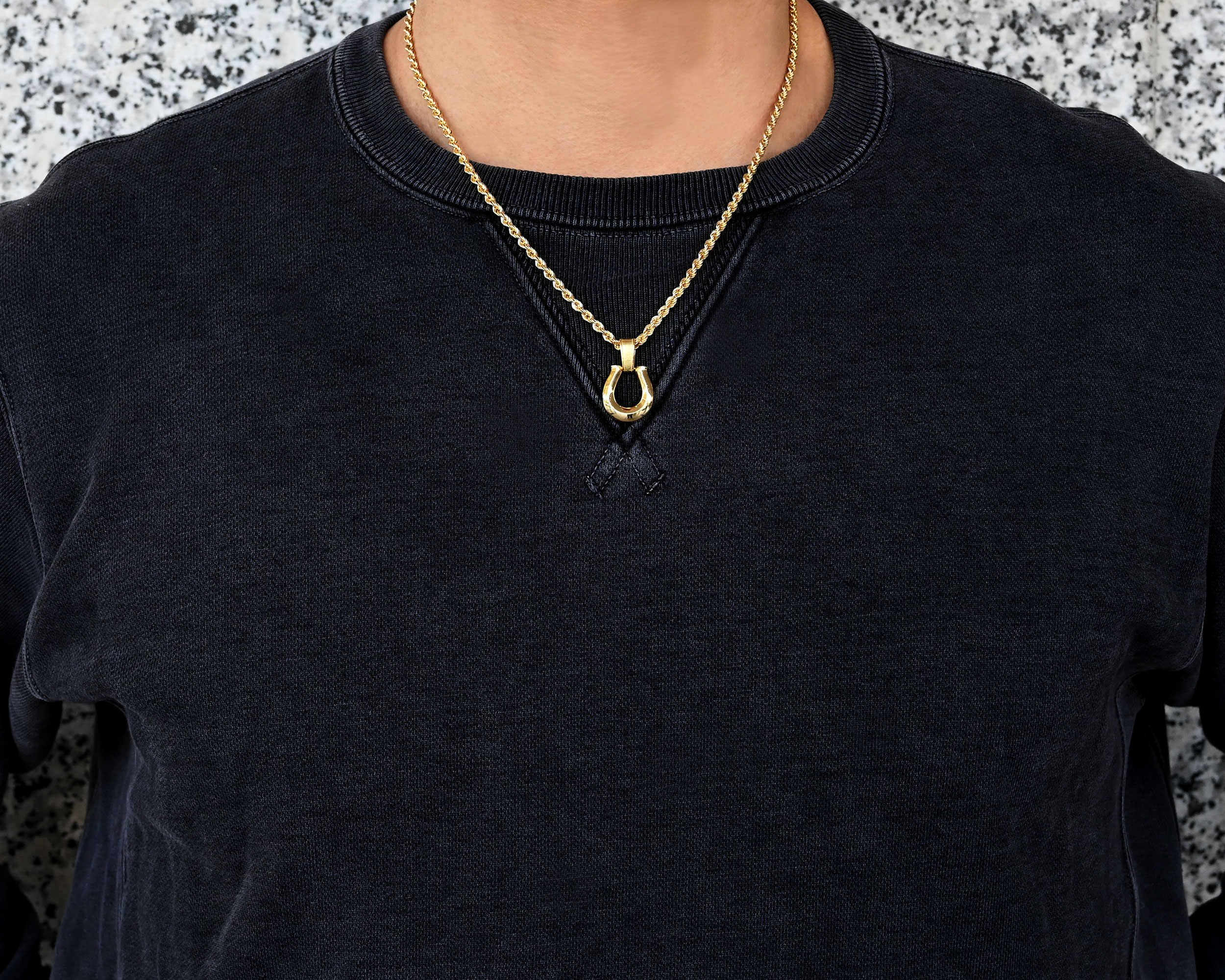 K18ホースシューペンダント52