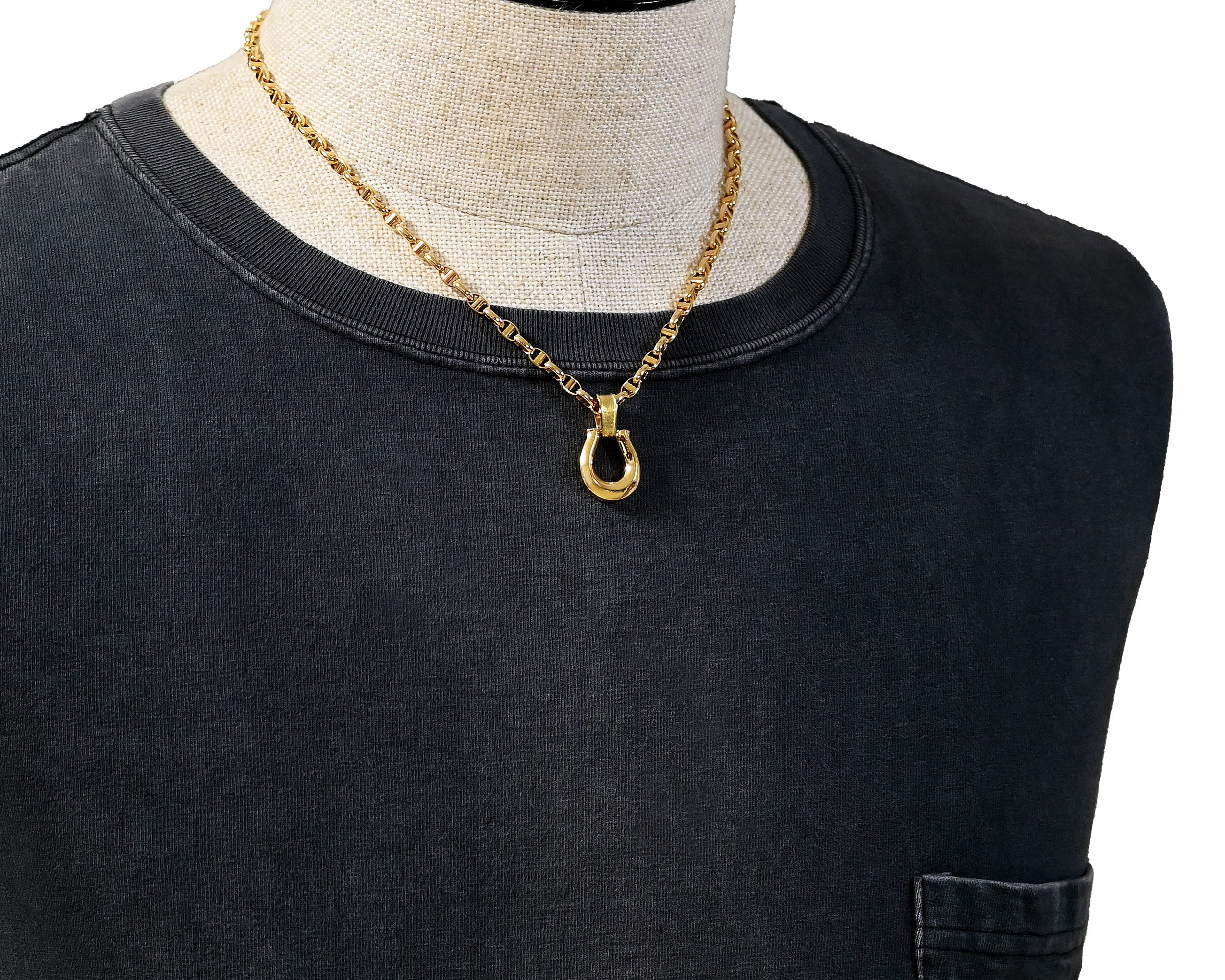 K18ホースシューペンダント43