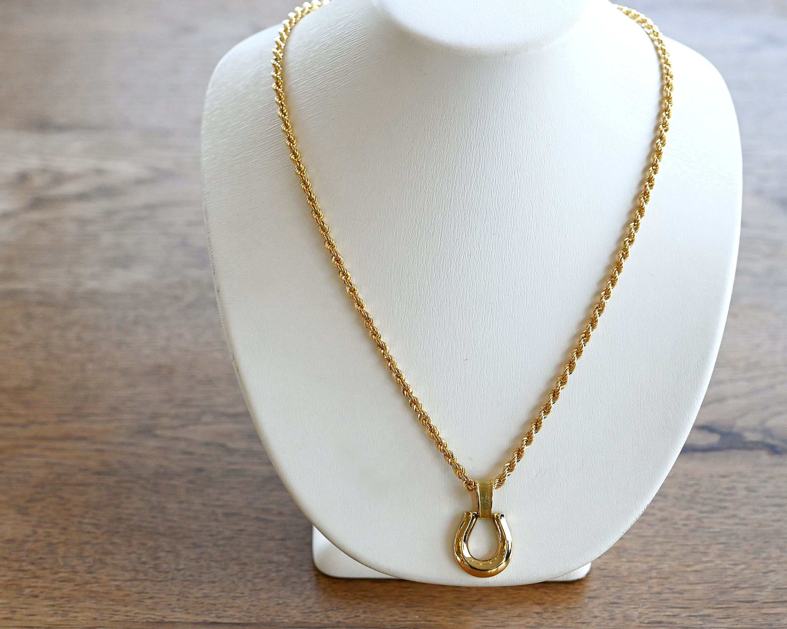 K18ホースシューペンダント39