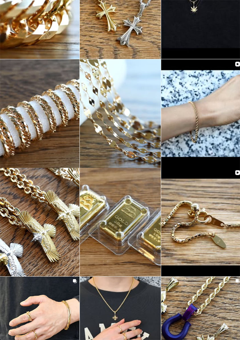 K18ミラーカットボールチェーンブレスレット幅3.0mm - Bullion（ブリオン）