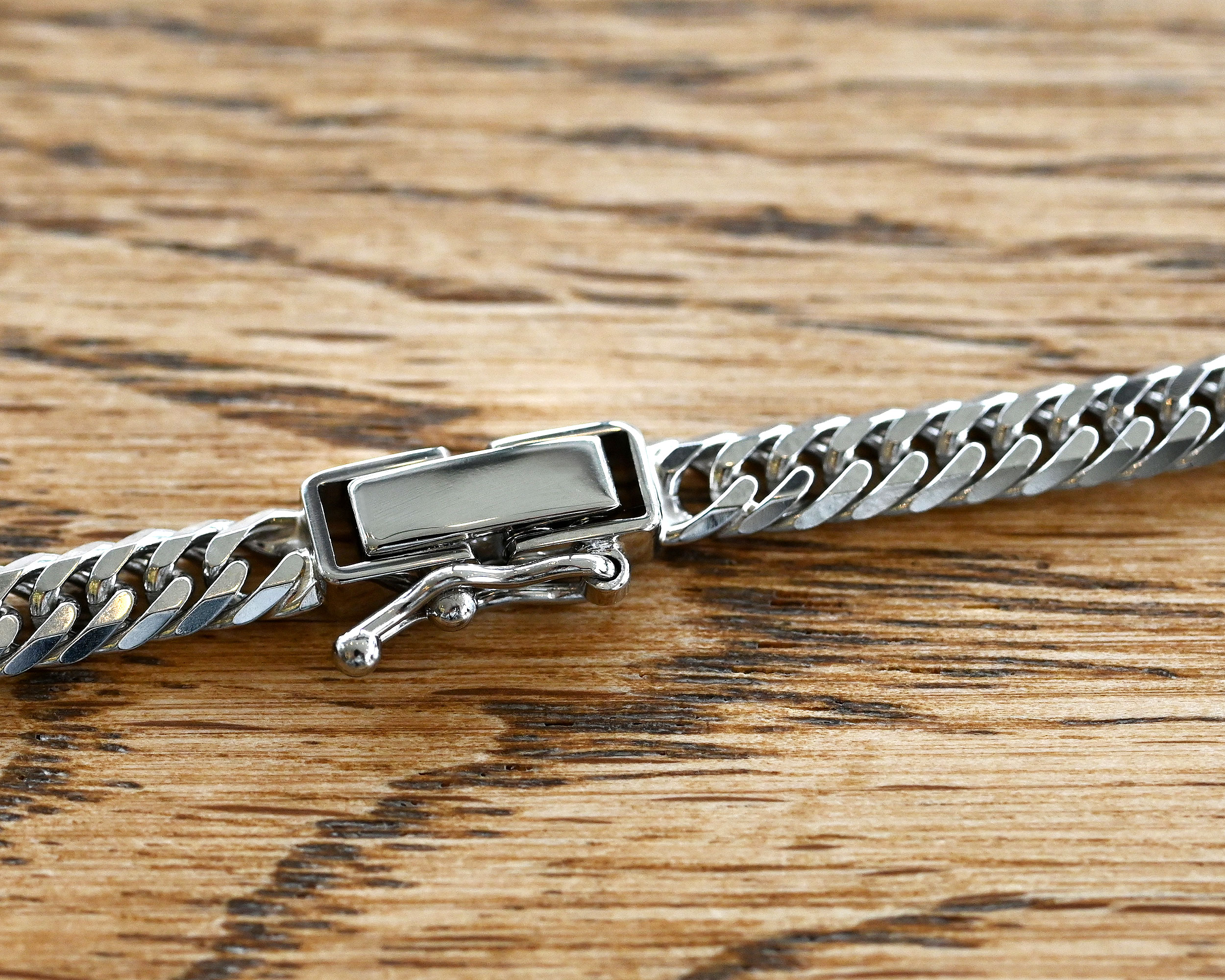 Pt850喜平ブレスレット6面ダブル10g18cm11