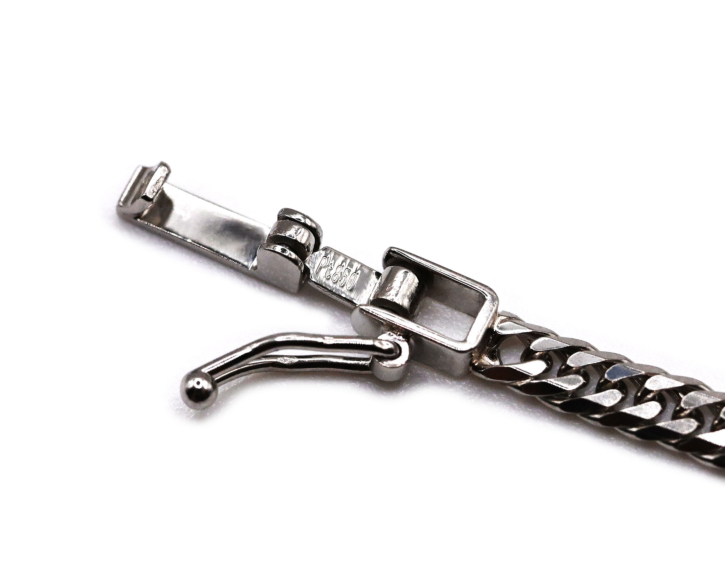 Pt850喜平ネックレス6面ダブル20g60cm26